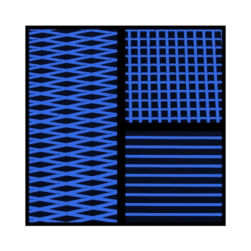 Feuille de tapis Hydro-Turf 2 Tons Noir sur Bleu