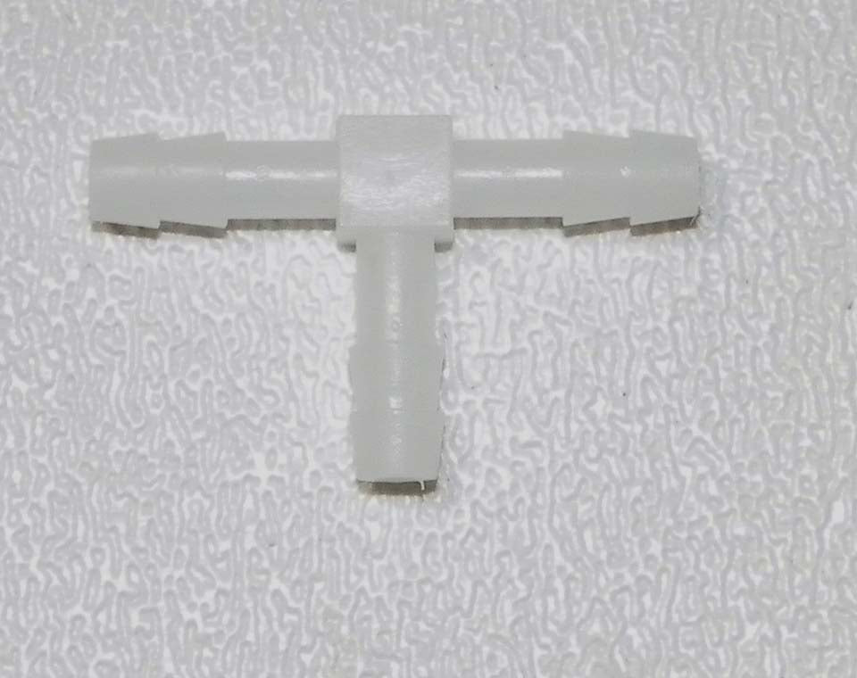 Raccord T plastique 1/8'' x 1/8'' x 1/8''