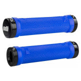 Poignées ODI (130mm sans collerette) fine Ruffian - Bleu / Noir