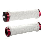 Poignées ODI Troy Lee Designs 130mm Blanc/Rouge