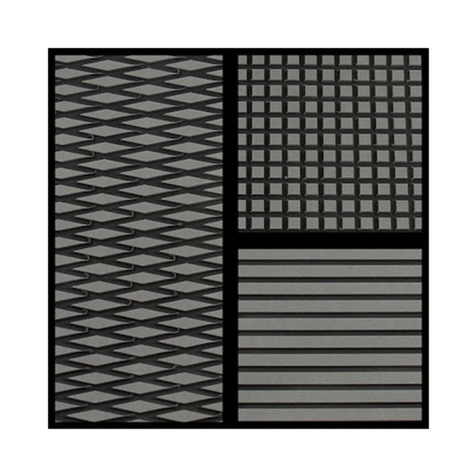 Feuille de tapis Hydro-Turf 2 Tons Gris Foncé sur Noir