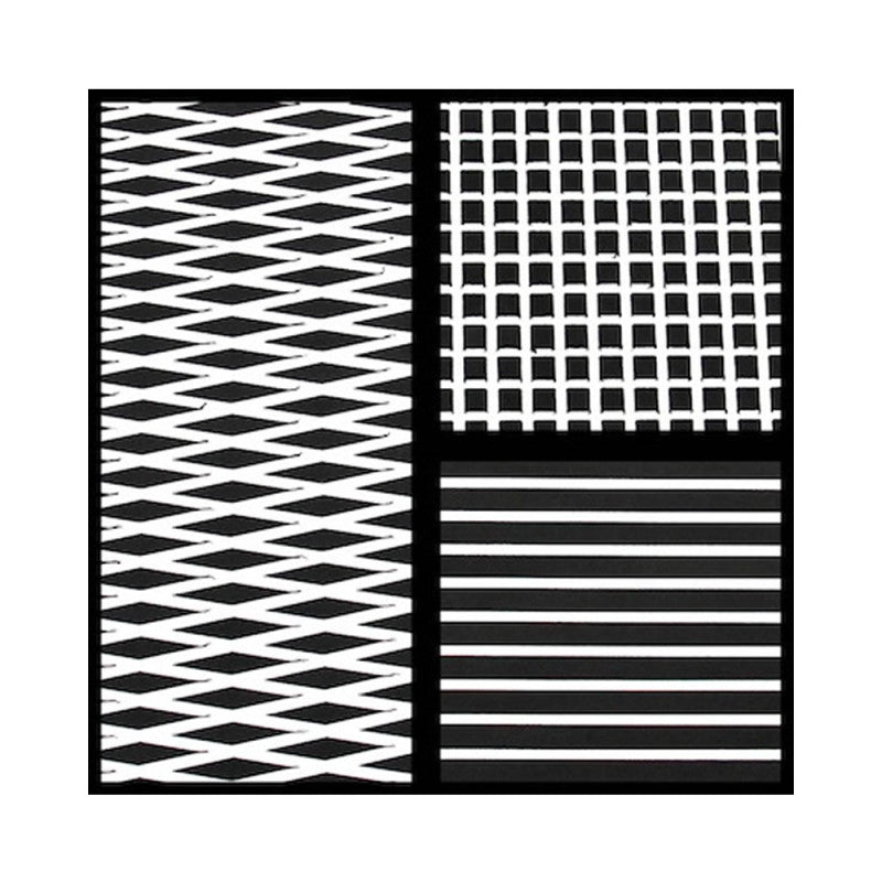 Feuille de tapis Hydro-Turf 2 Tons Noir sur Blanc