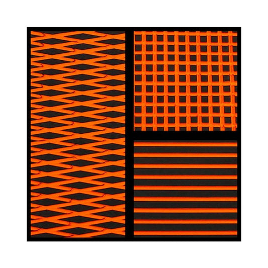 Feuille de tapis Hydro-Turf 2 Tons Noir sur Orange