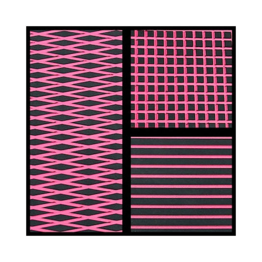 Feuille de tapis Hydro-Turf 2 Tons Noir sur Rose