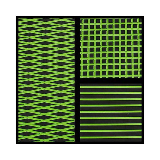 Feuille de tapis Hydro-Turf 2 Tons Noir sur Vert clair