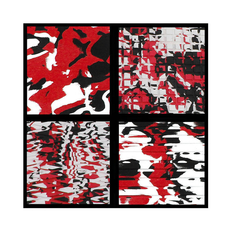 Feuille de tapis Hydro-Turf camouflage rouge