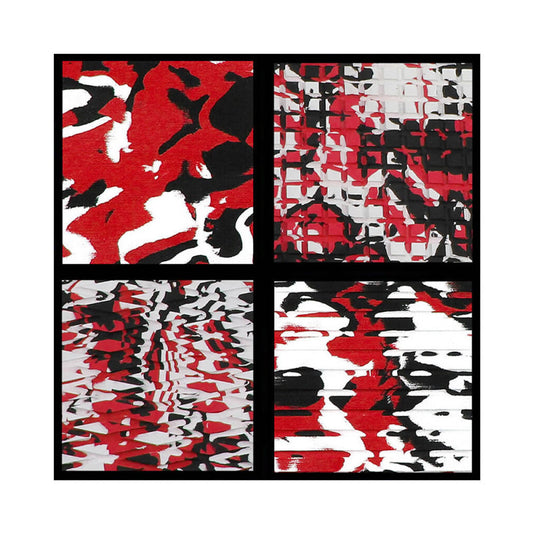 Feuille de tapis Hydro-Turf camouflage rouge