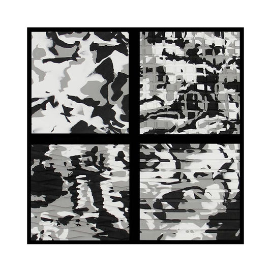 Feuille de tapis Hydro-Turf camouflage blanc