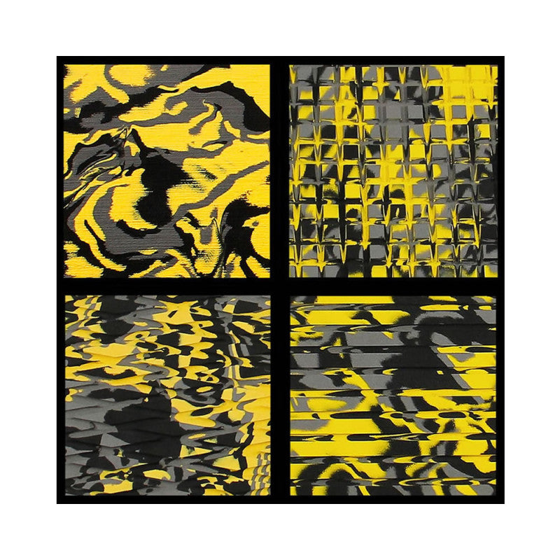 Feuille de tapis Hydro-Turf Camouflage jaune